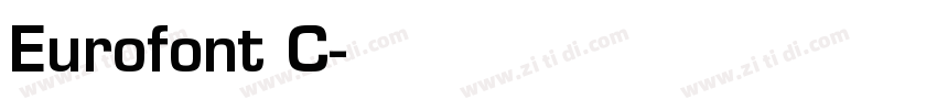 Eurofont C字体转换
